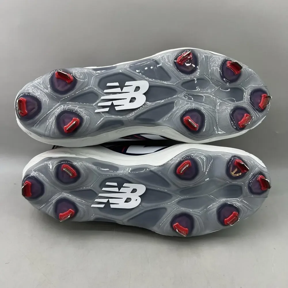 New Balance 3000 V7 Metal Baseball Cleats Men Size 13 2E Wide Blue Comfort Shoes